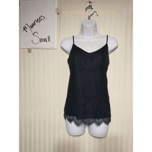 Maurices navy blue lace camisole small